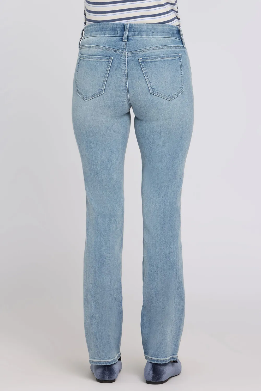 NYDJ Marilyn Straight Jeans Bloom Bound Stretch