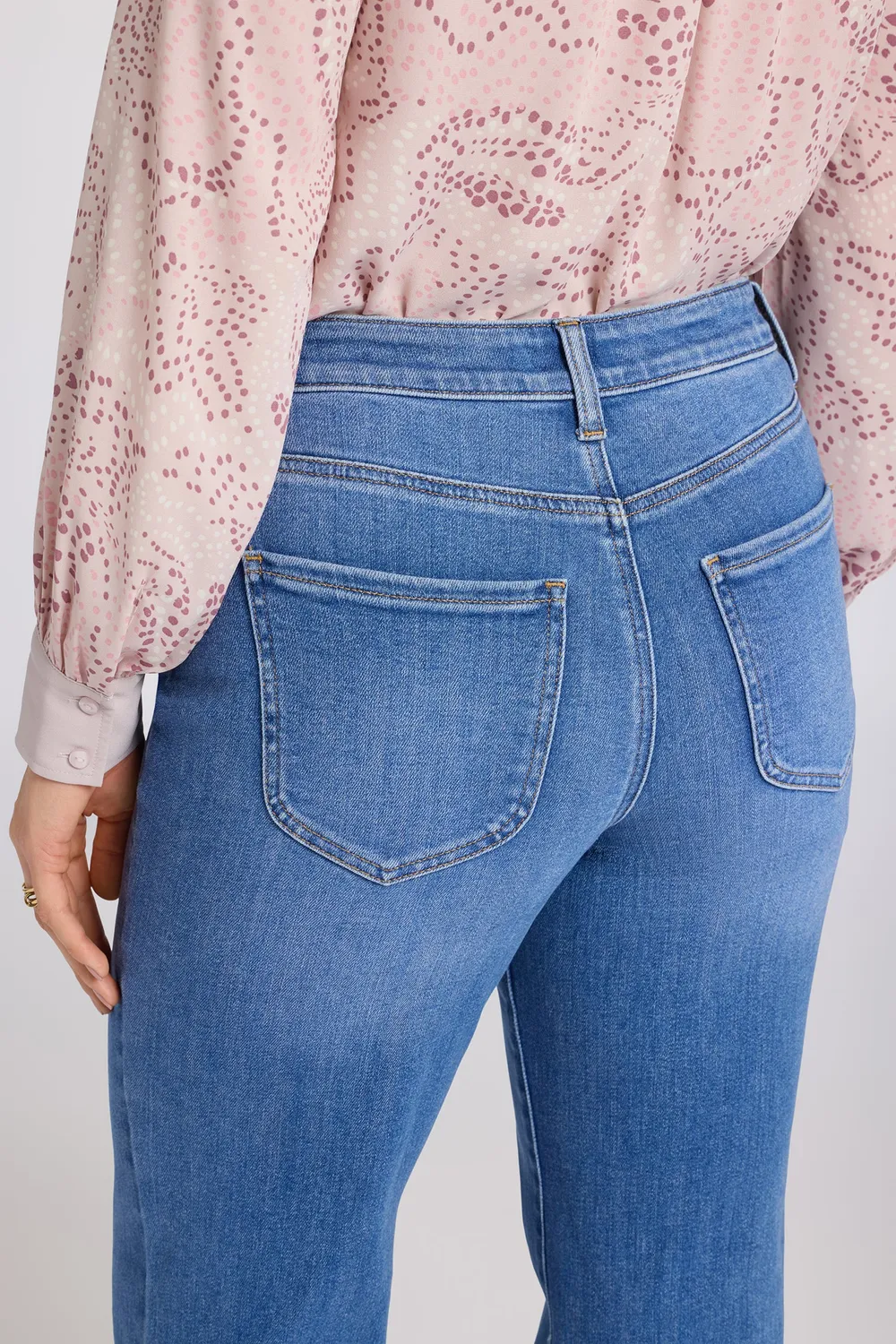 NYDJ Mia Palazzo Tall Jeans Blue Paradise Weit