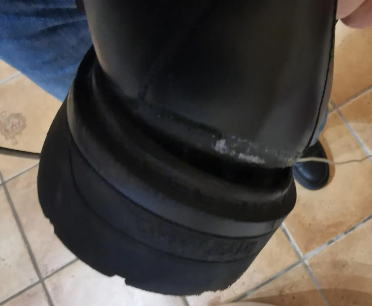 Tommy Jeans Chelsea Boots Herren Schwarz Leder