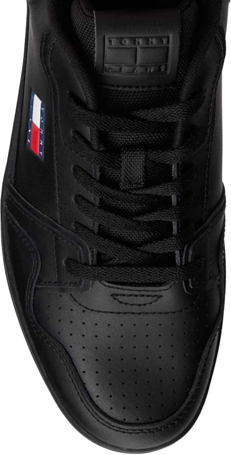 Tommy Jeans TJM Retro Basket Sneaker Schwarz Gr 46
