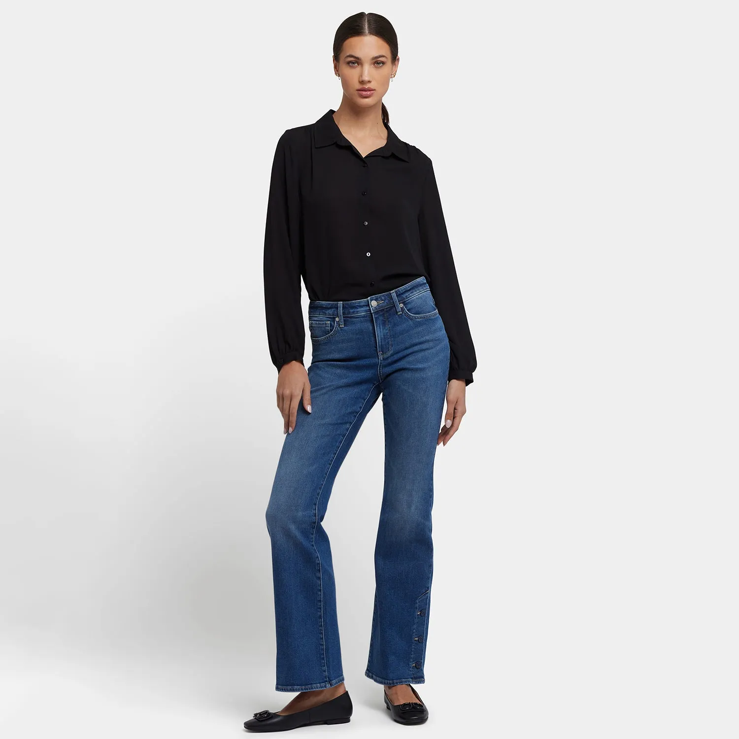 NYDJ Ava Flared Jeans Lake Notre-Dame Bootcut