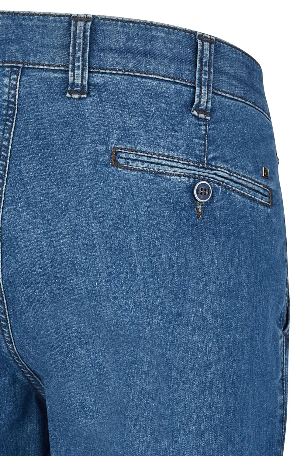 AUBI 526 Herren Sommer-Jeanshose Stone Stretch