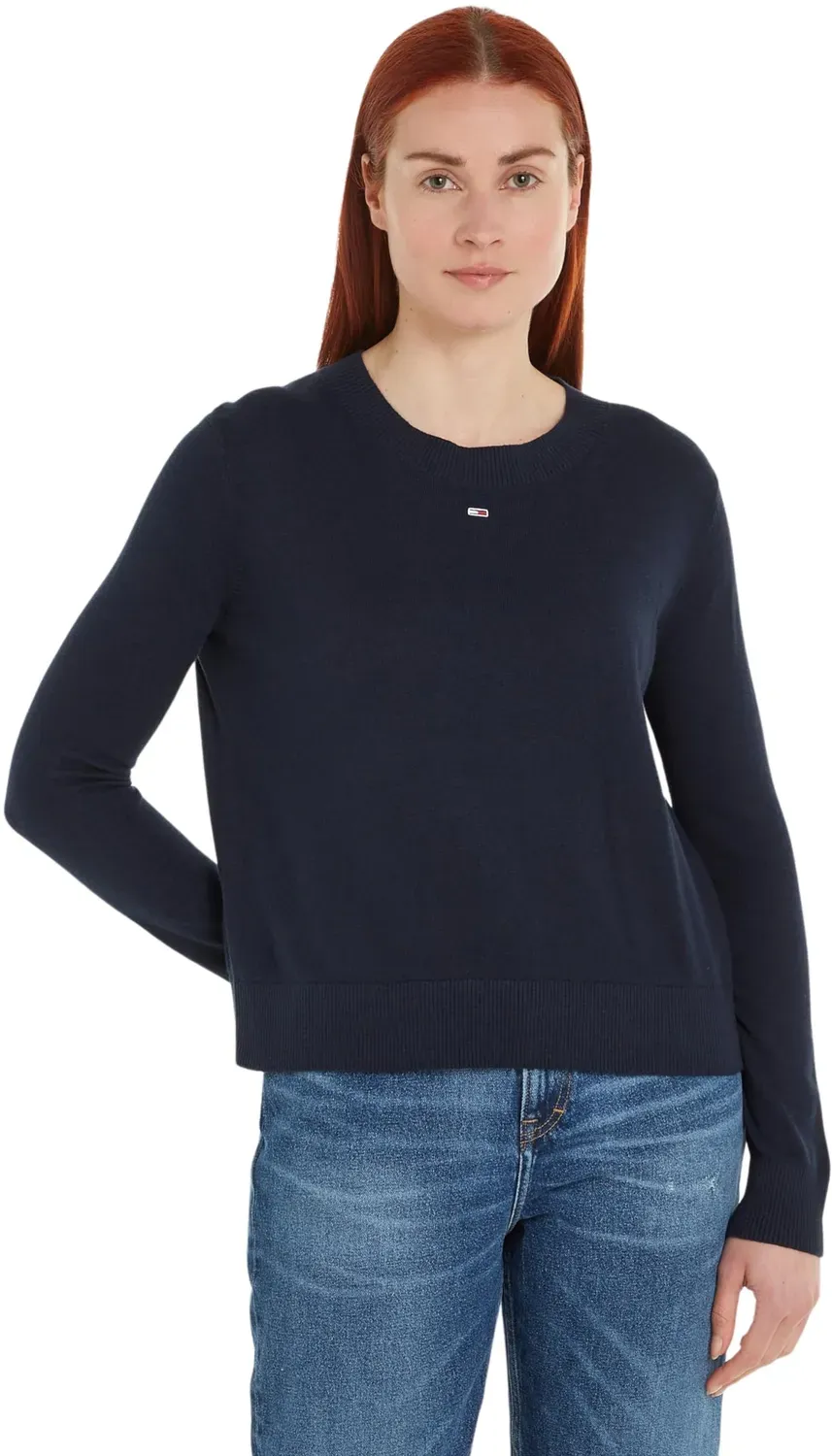 Tommy Jeans Crew Neck Damen Sweatshirt L dunkelblau