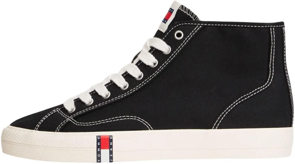 Tommy Jeans Archive Y2K EN0EN03034 Mid-Top Sneaker Gr.38 schwarz