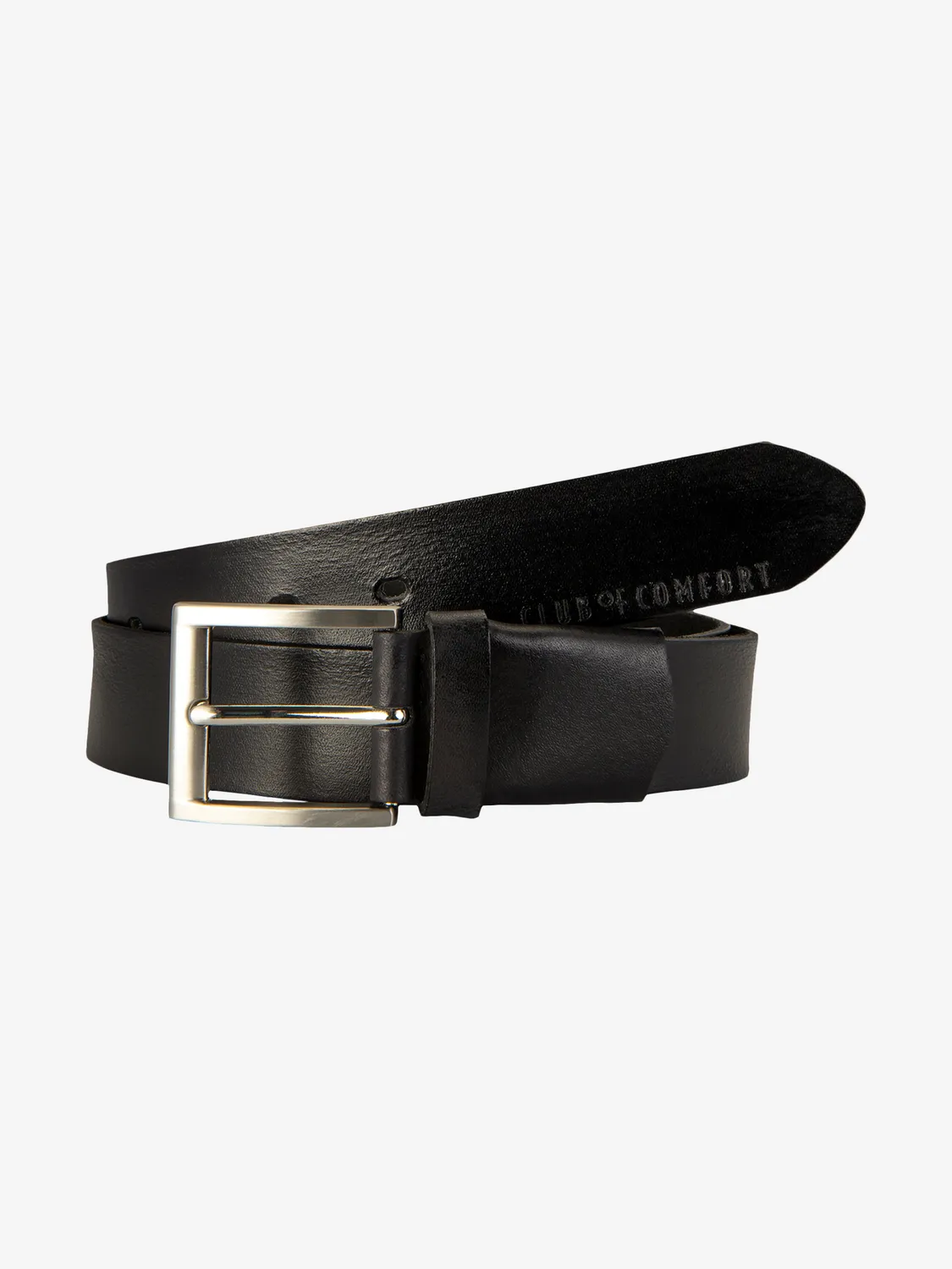 Club of Comfort Leder A 50 Gürtel schwarz Stretch