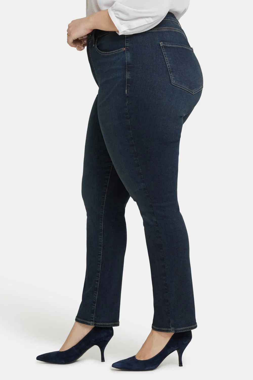 NYDJ Sheri Slim Jeans Plus Size Presley High Rise