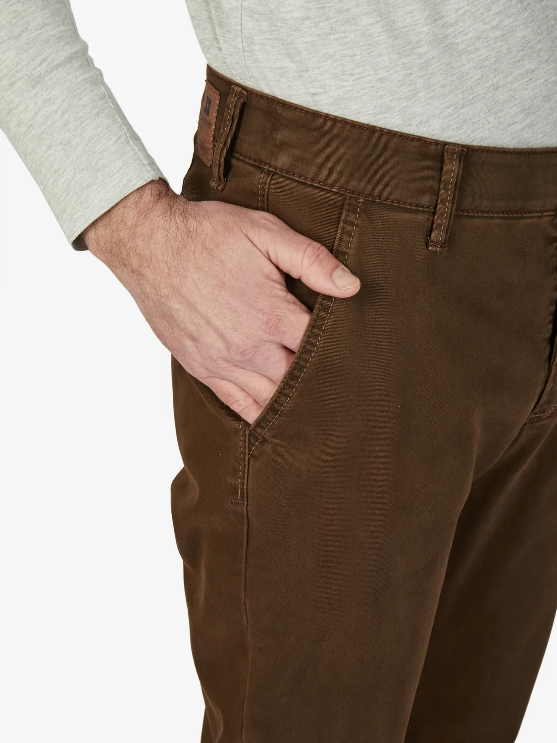 Club of Comfort Garvey 6421 Hose dunkelbraun Gabardine