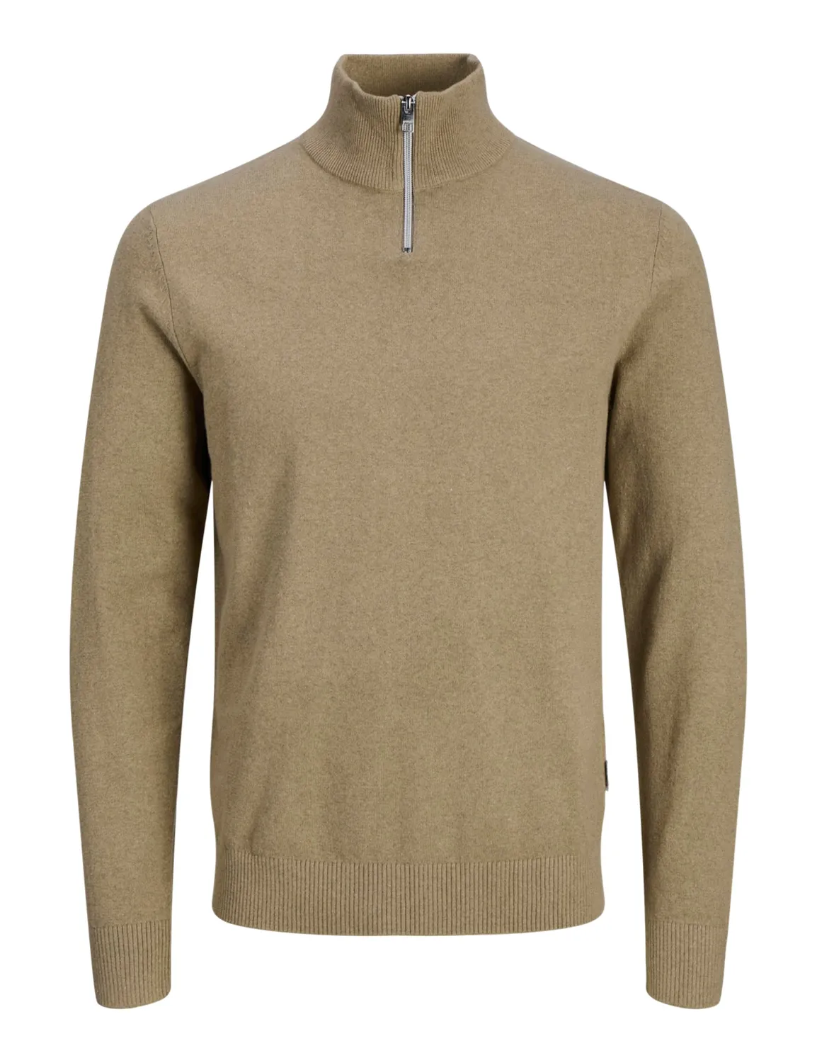 JJ Rebel Jrebcallum Knit Half Zip Troyer Schwarz
