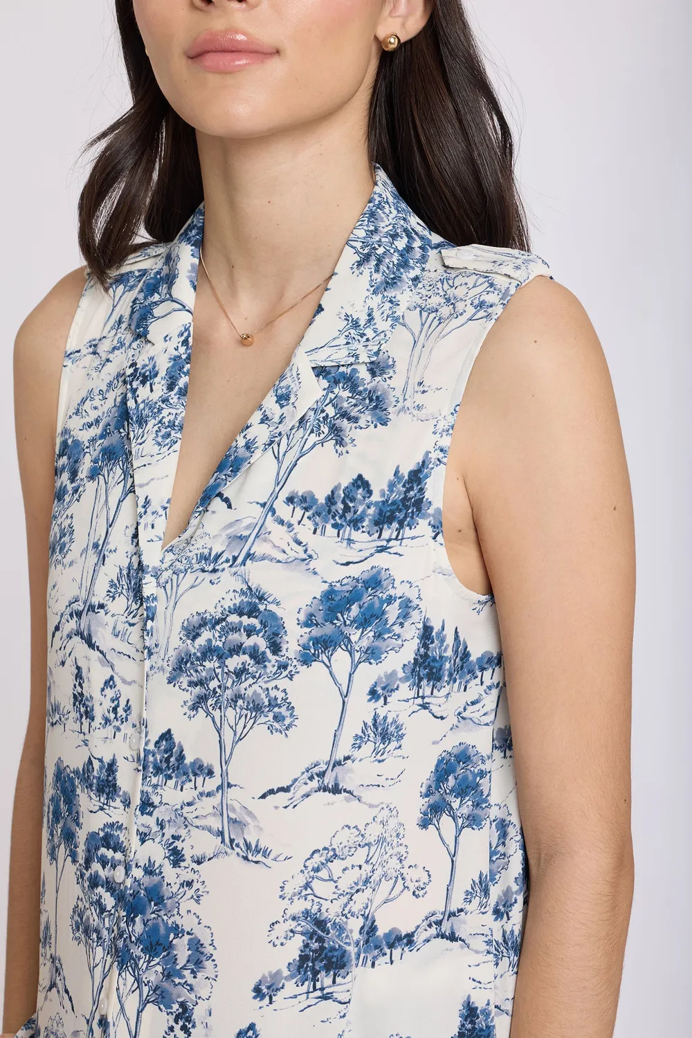 NYDJ Gabrielle Bluse Le Parc de Treville ärmellos