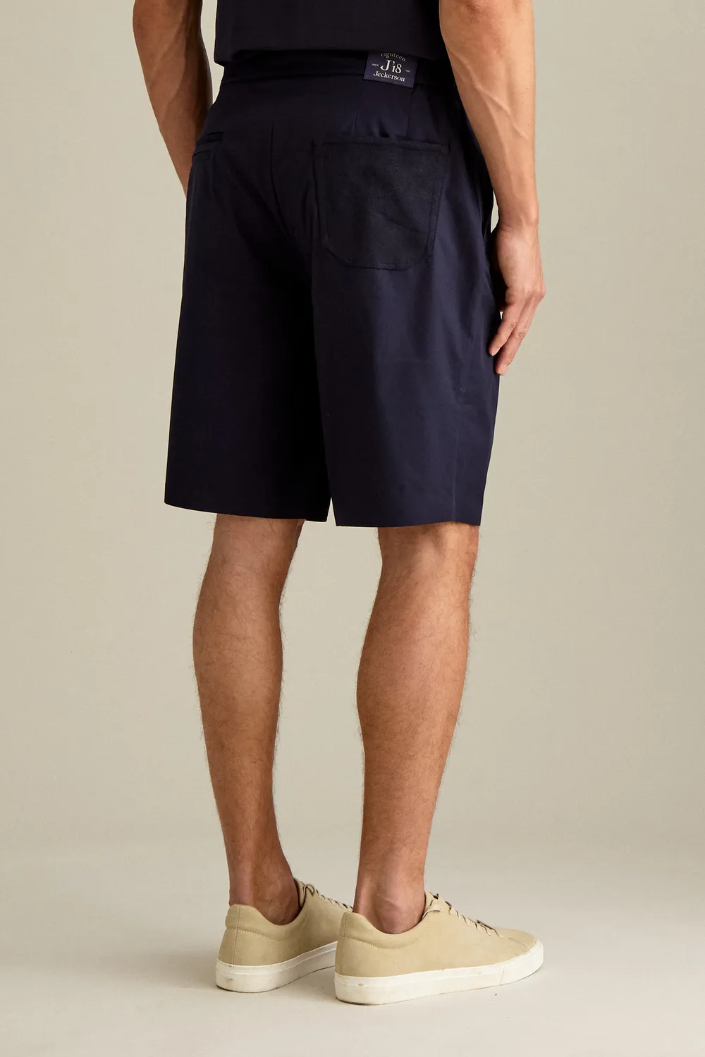Jeckerson J18 Jogger Bermuda Dunkelblau Polyester
