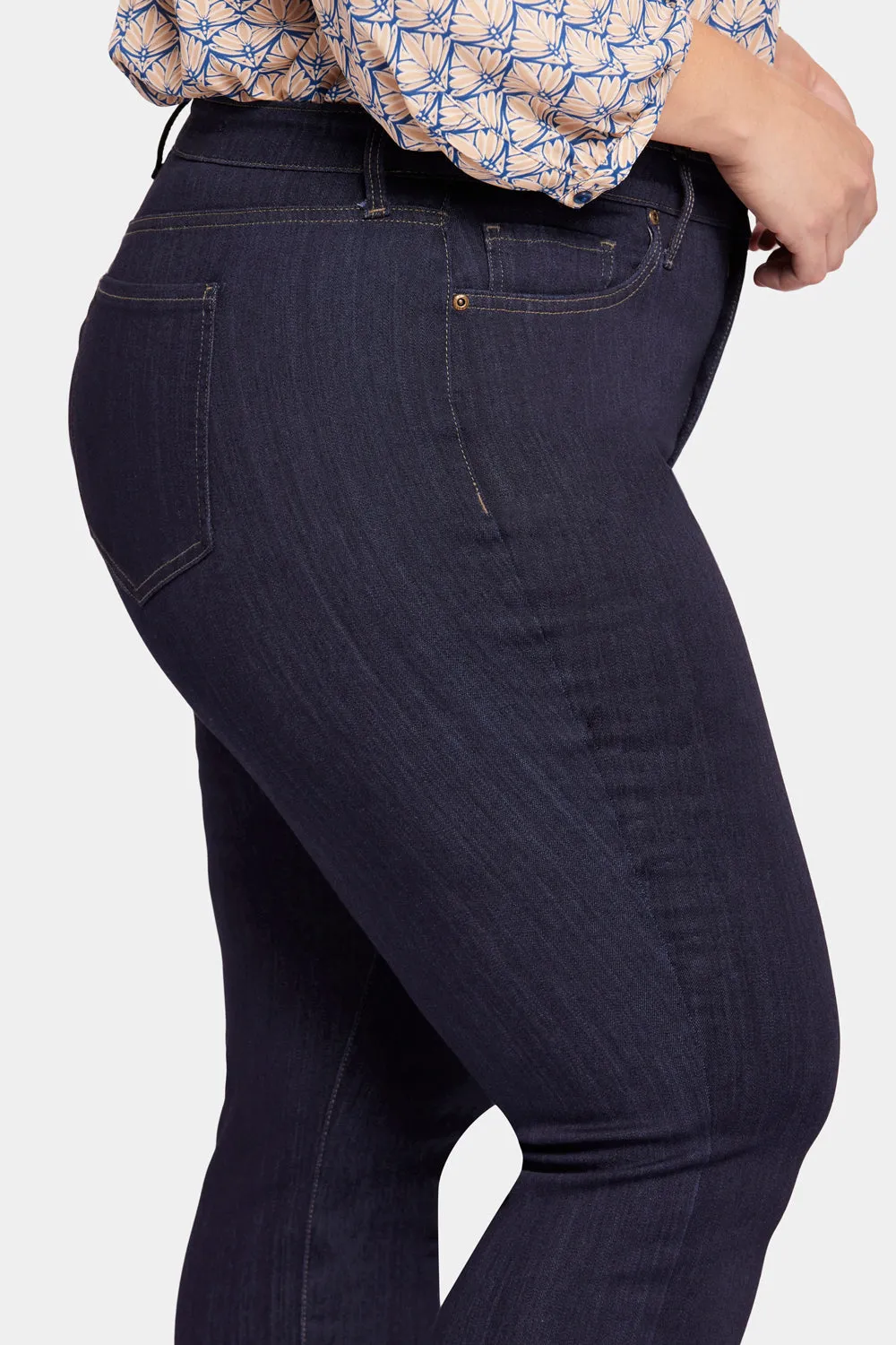 NYDJ Ami Skinny Plus-Size-Jeans Mabel blau Stretch
