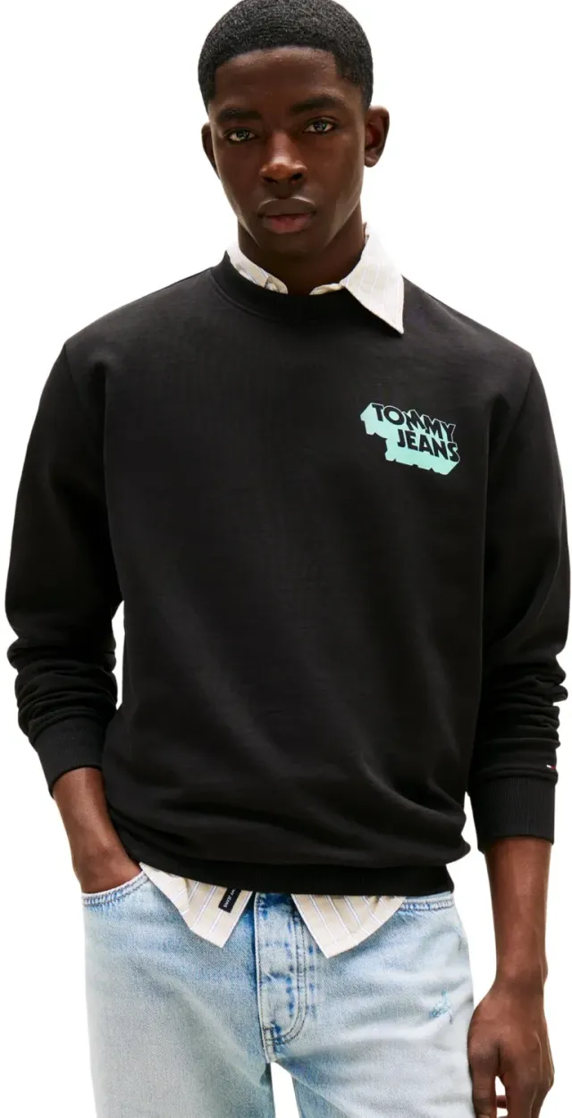Tommy Jeans Stack Sweatshirt S mit Rundhals