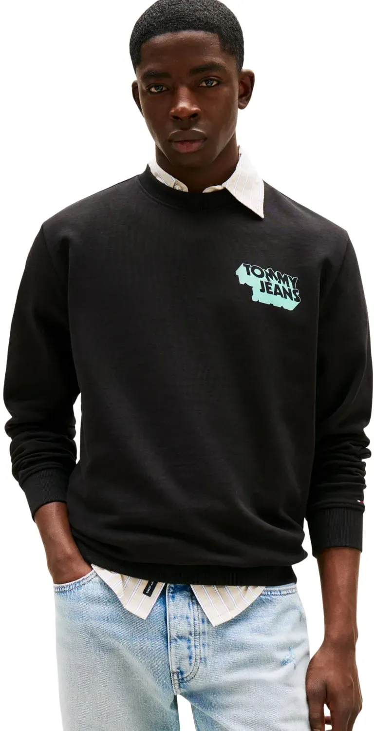 Tommy Jeans Stack Sweatshirt S mit Rundhals