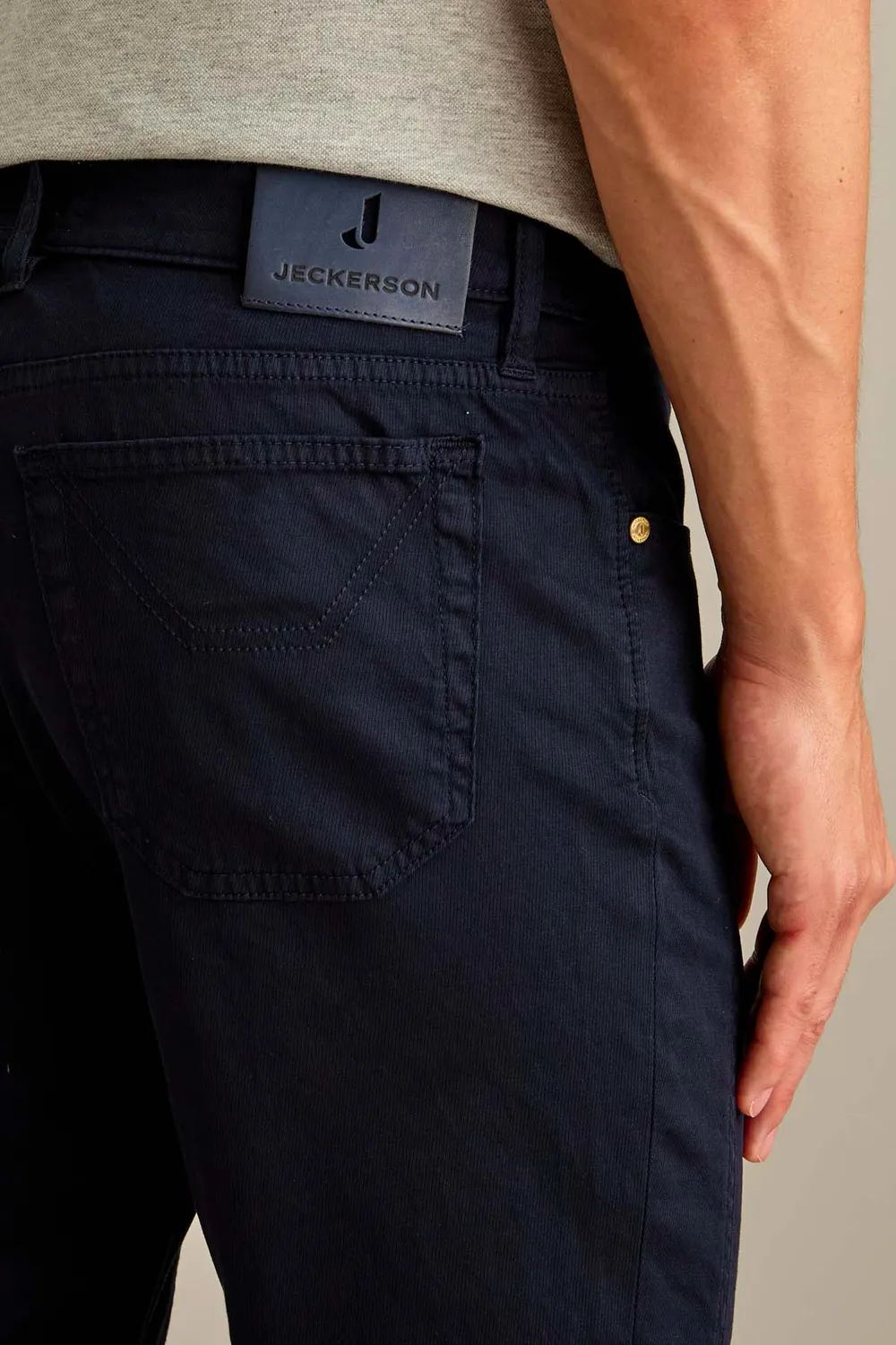 Jeckerson John Toppa Herrenhose Slim Fit Dunkelblau