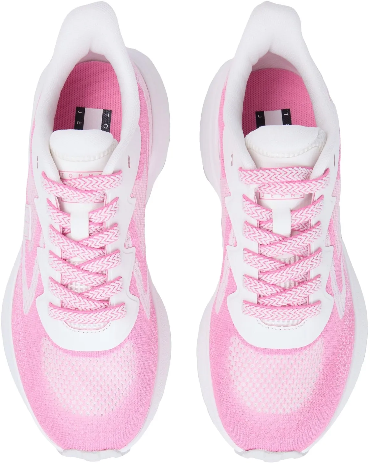 Tommy Jeans Sporty Knit Runner Sneaker Damen 38 Rosa