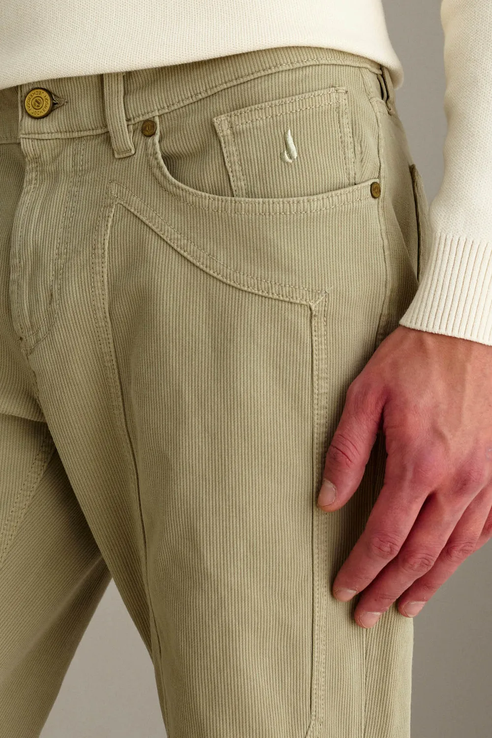 Jeckerson John Slim Fit Hose Sand Baumwolle