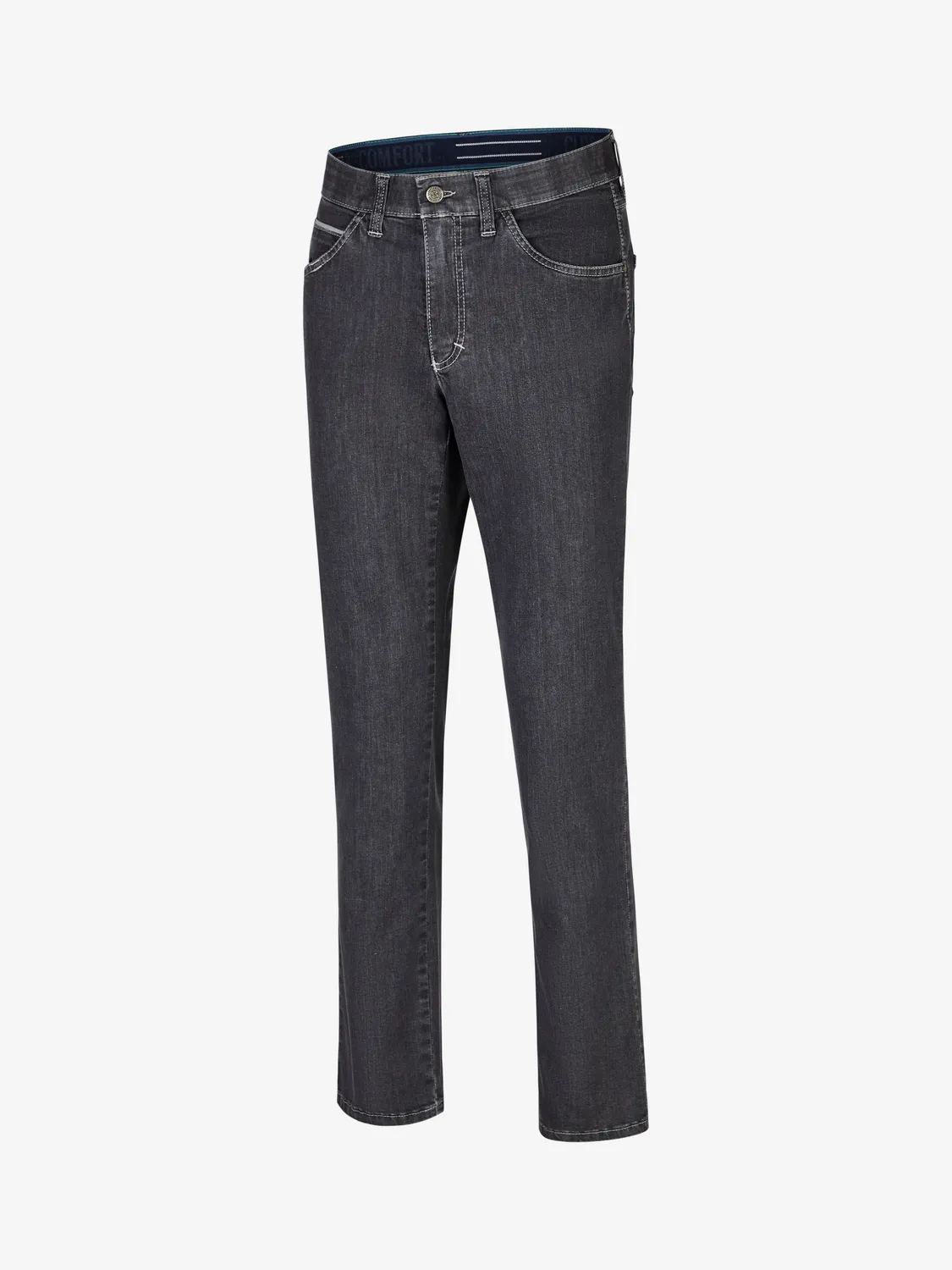 Club of Comfort Henry Z6516 Jeans grau Super High Stretch