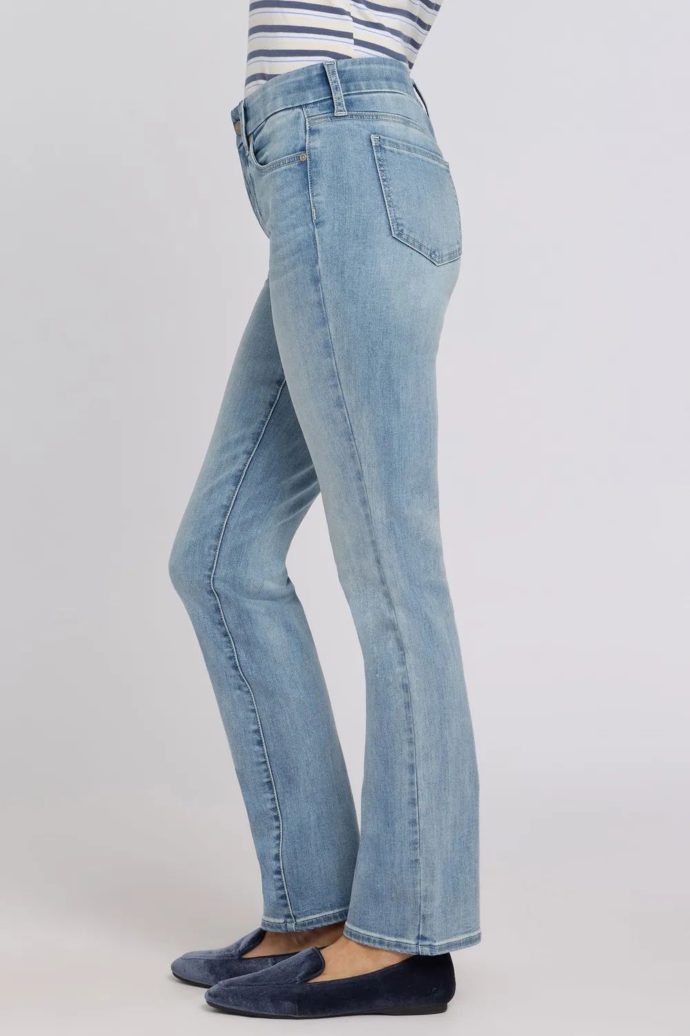 NYDJ Marilyn Straight Jeans Bloom Bound Stretch