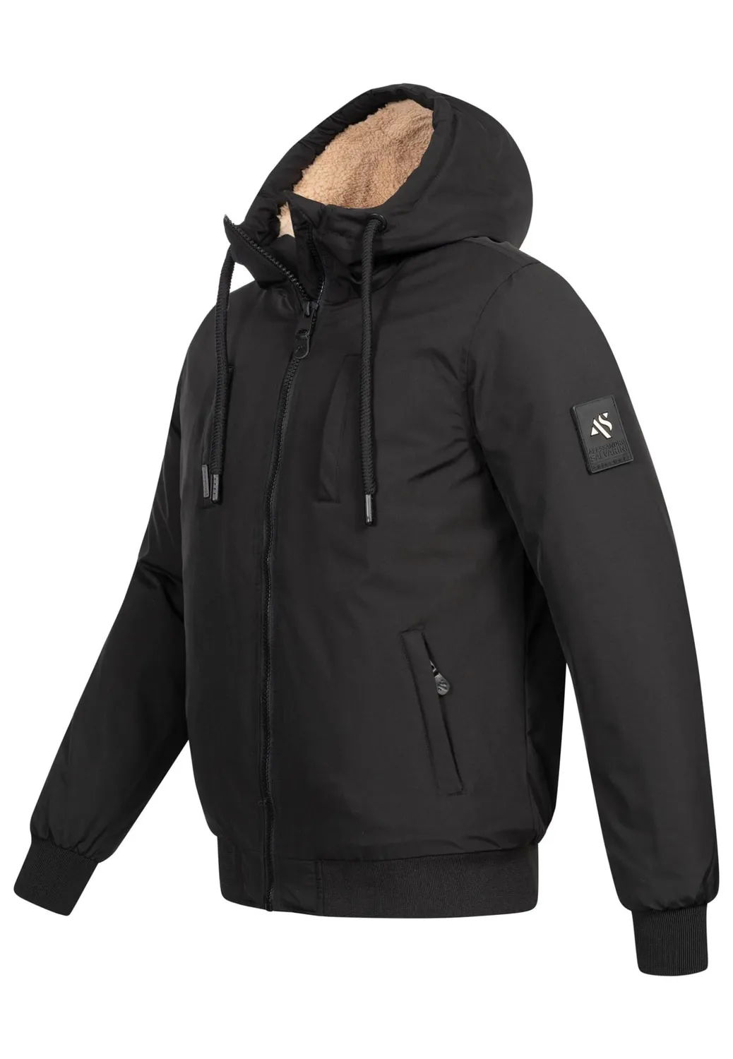 Alessandro Salvarini AS431 Winterjacke Herren Teddyfell