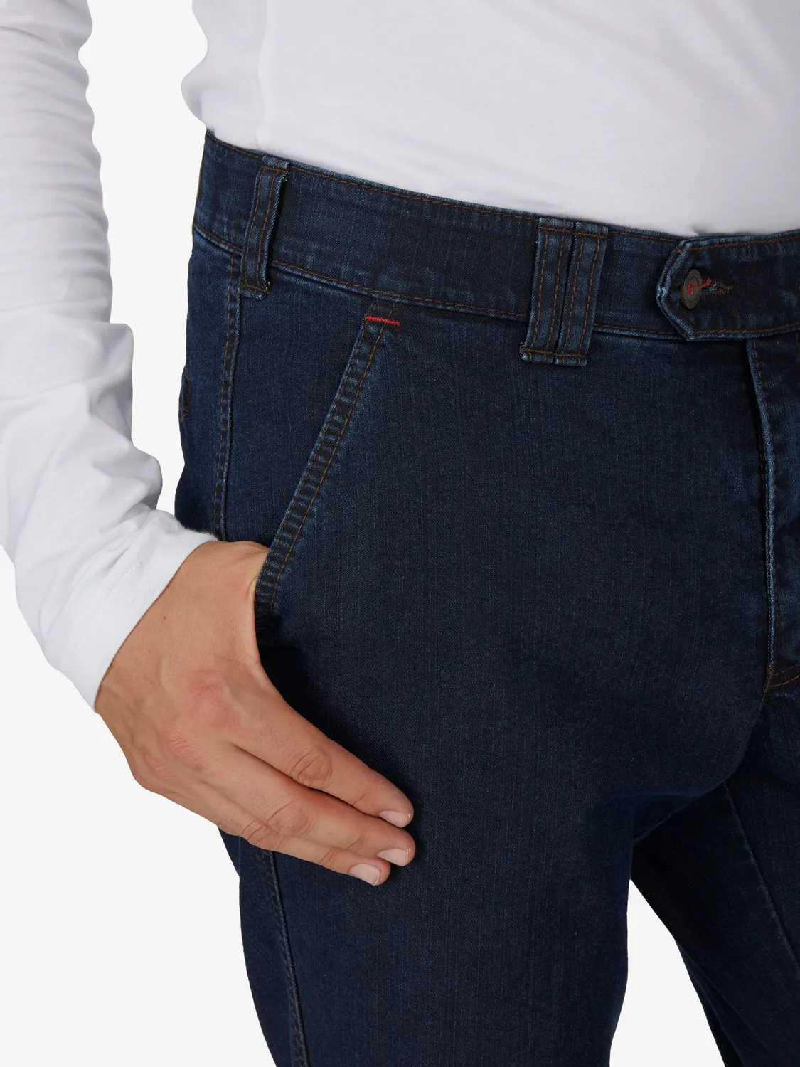 Club of Comfort Dallas 4631 Jeans dunkelblau Stretch