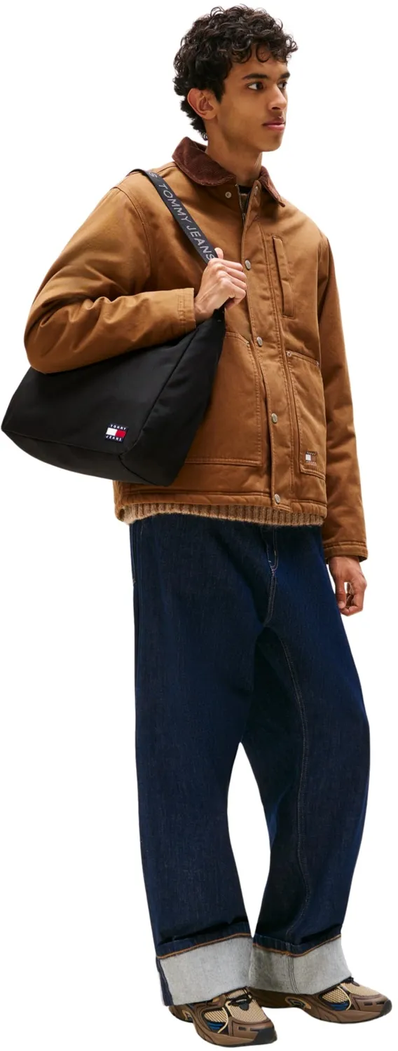 Tommy Jeans Daily Crossbody Groß Umhängetasche Schwarz Herren