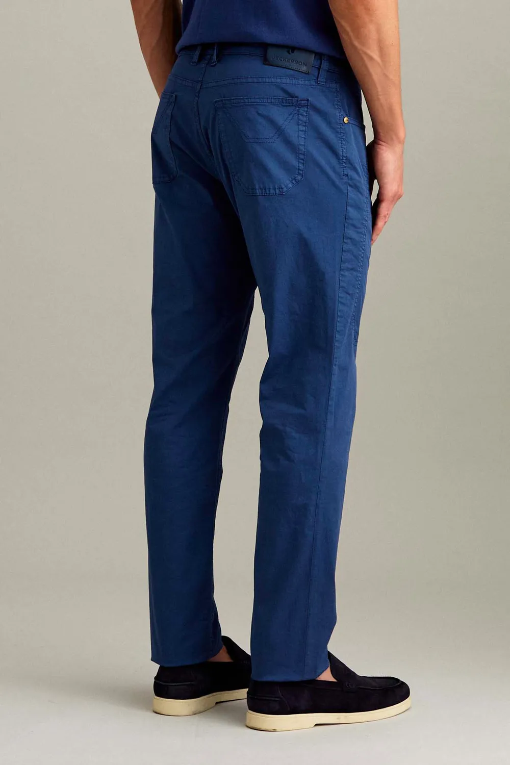 Jeckerson John Toppa Slim Fit Stoffhose Mittelblau