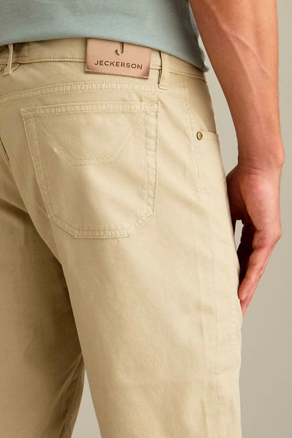 Jeckerson Jayden Slim Fit Bermuda hellbeige