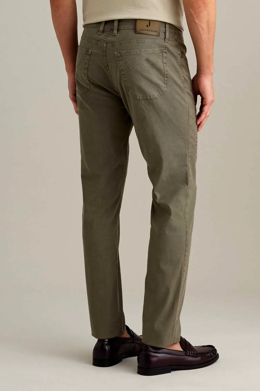 Jeckerson John Hose Slim Fit Militärgrün Pigment
