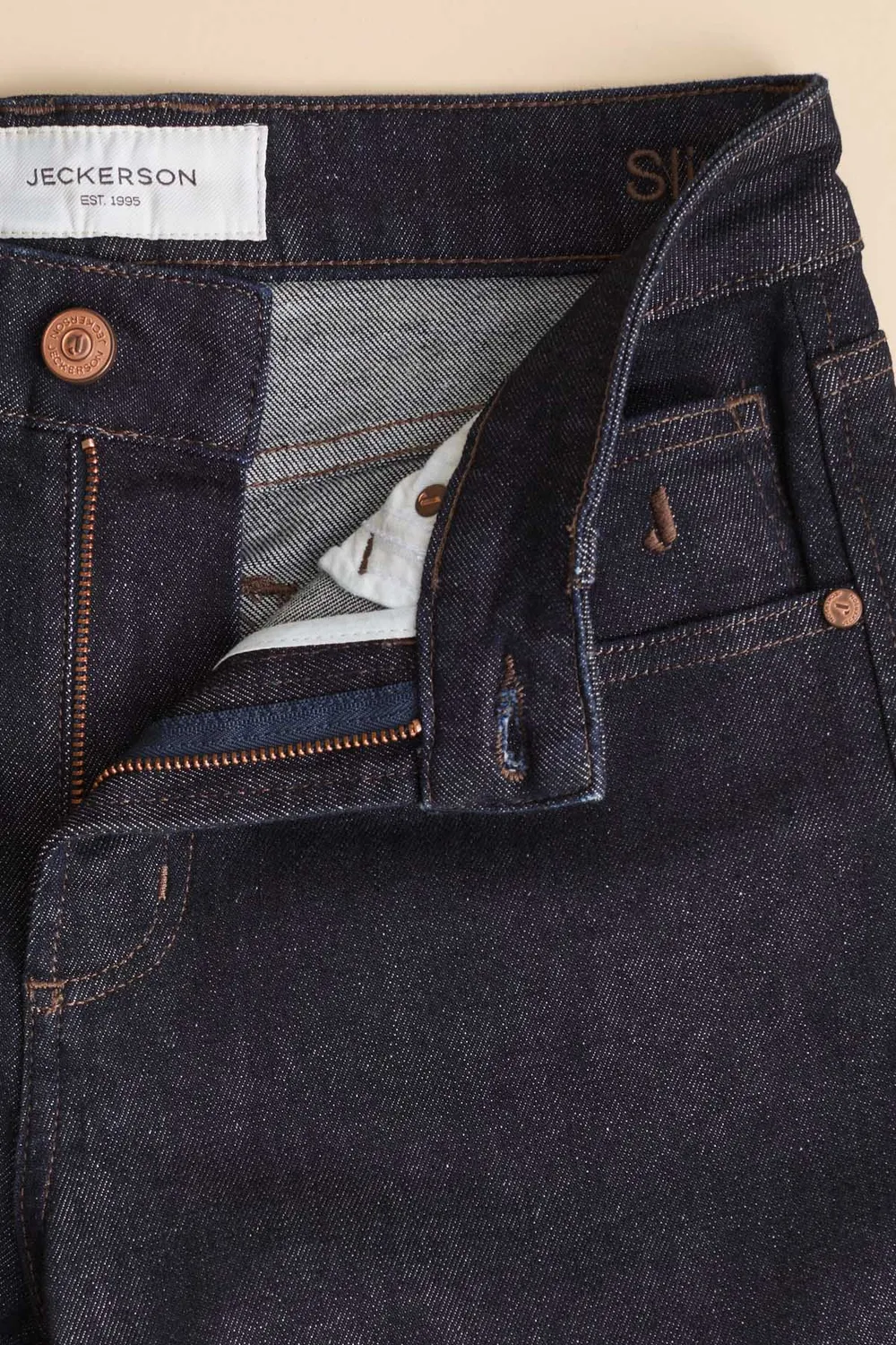 Jeckerson Jacqueline Slim Fit Jeans dunkelblau Stretch