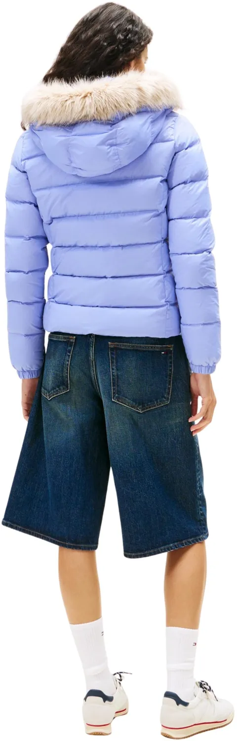 Tommy Jeans Basic Hooded Pufferjacke Daunen Damen mit Kapuze