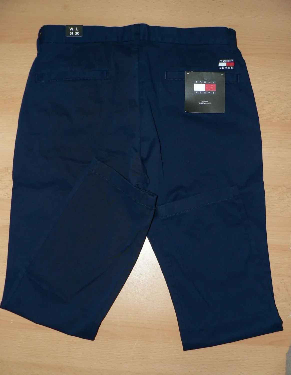 Tommy Jeans Austin Stretch Herren Chino Schwarz Slim