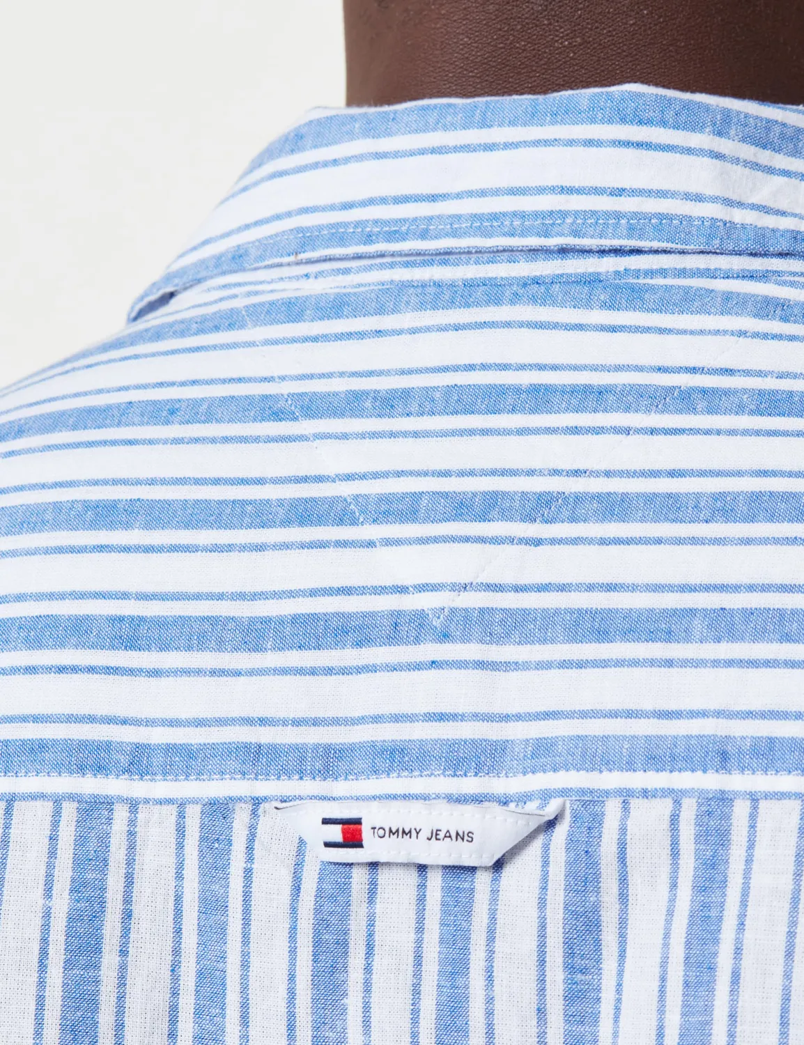 Tommy Jeans TJM Stripe Linen Freizeithemd Leinen