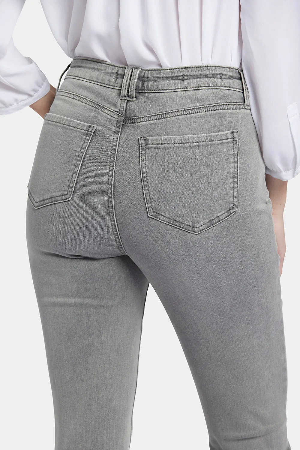 NYDJ Curve Shaper Sheri Slim Ankle Jeans Island Pines grau