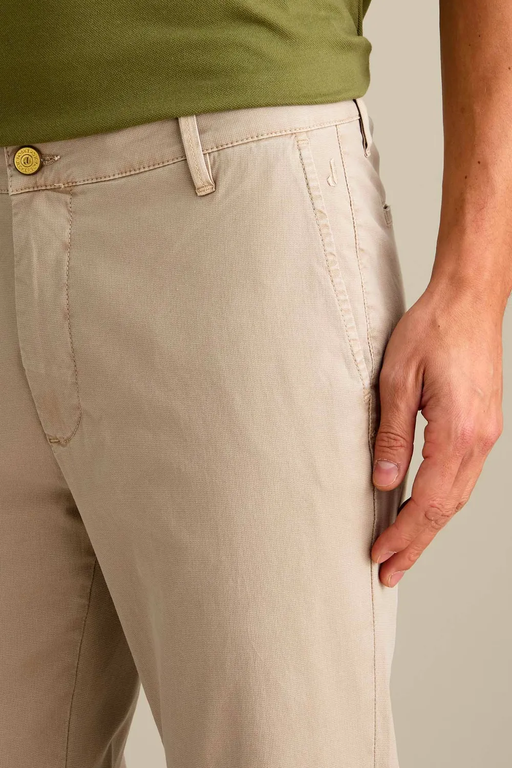 Jeckerson Jack Chino Hose Beige Slim Fit