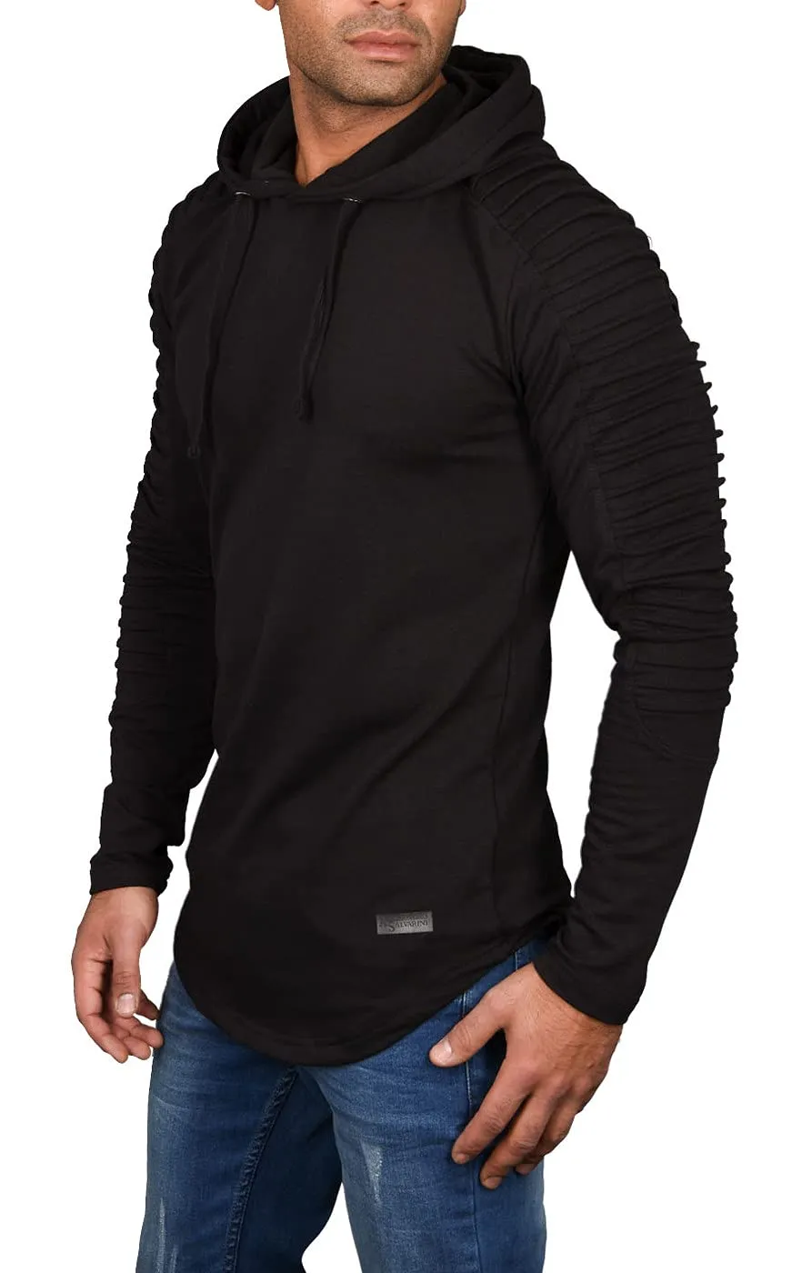 Alessandro Salvarini AS038 Biker Hoodie XL mit Kapuze
