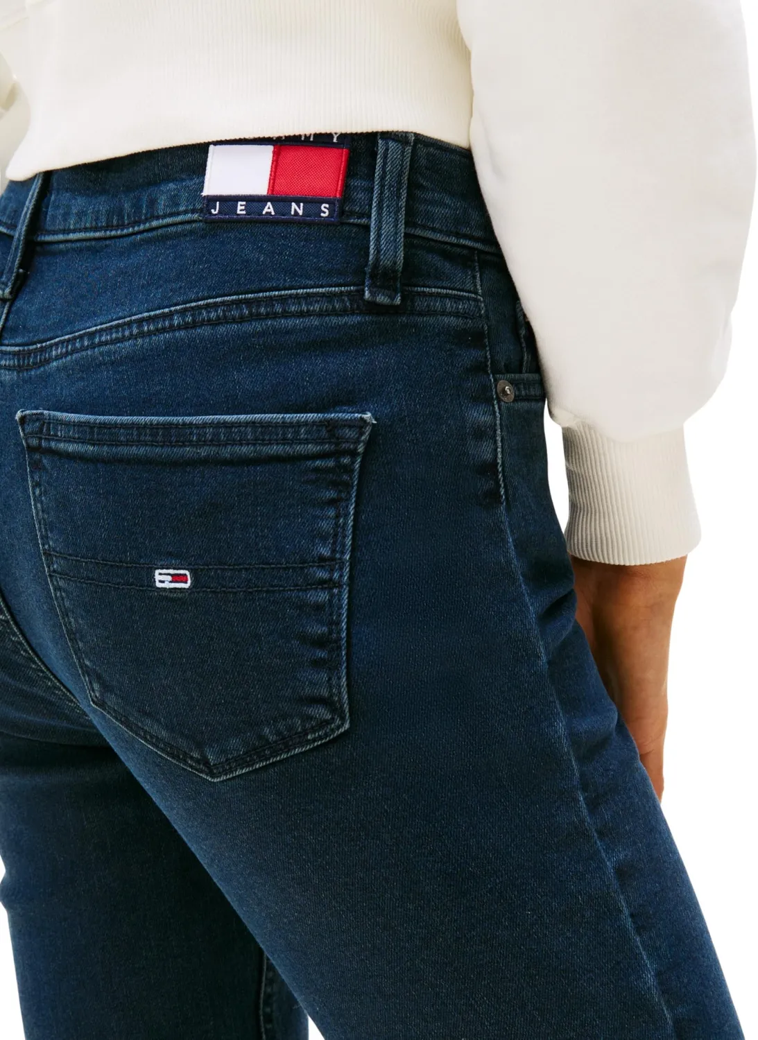 Tommy Jeans Nora Skinny Fit Jeans 27W/32L Blau Stretch-Denim