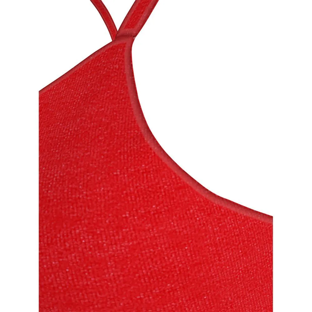 Tommy Jeans Bralette Damen Rot Stretch