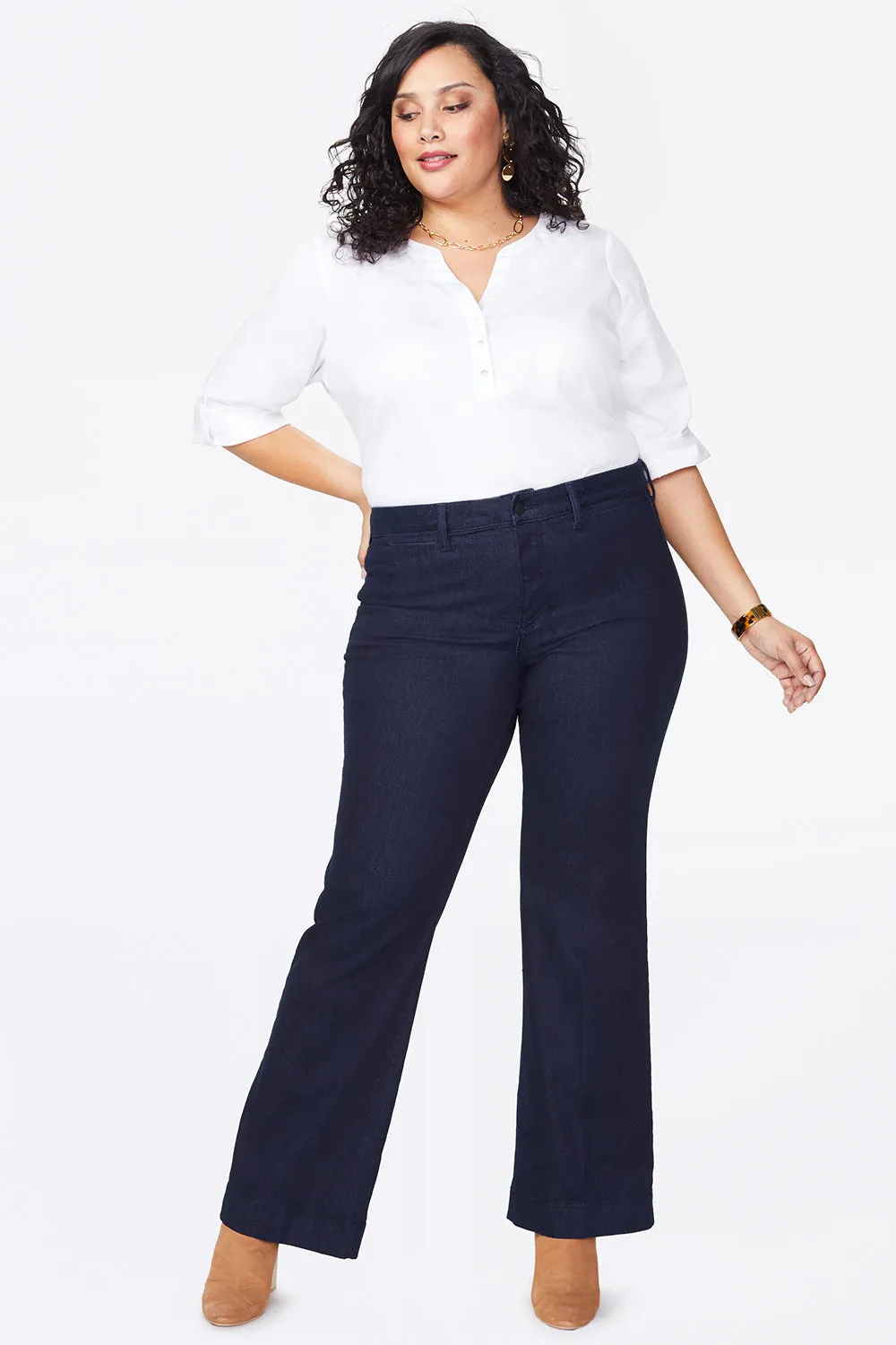NYDJ Teresa Trouser Jeans Rinse Plus weit
