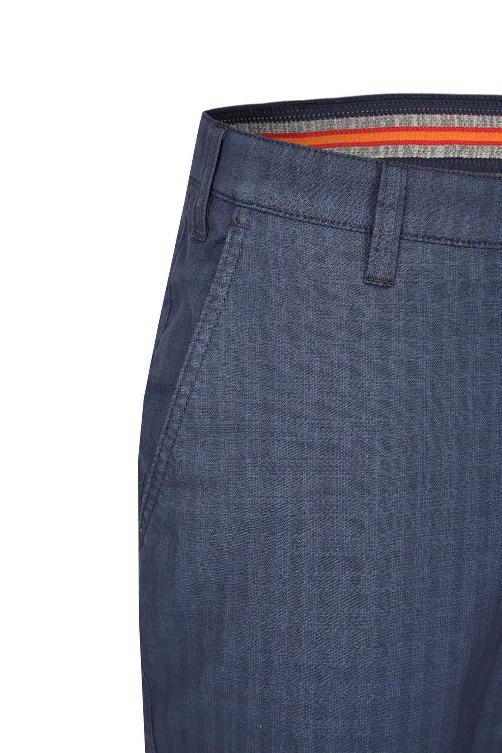 Aubi Ceramica Glencheck Baumwollhose Herren Business