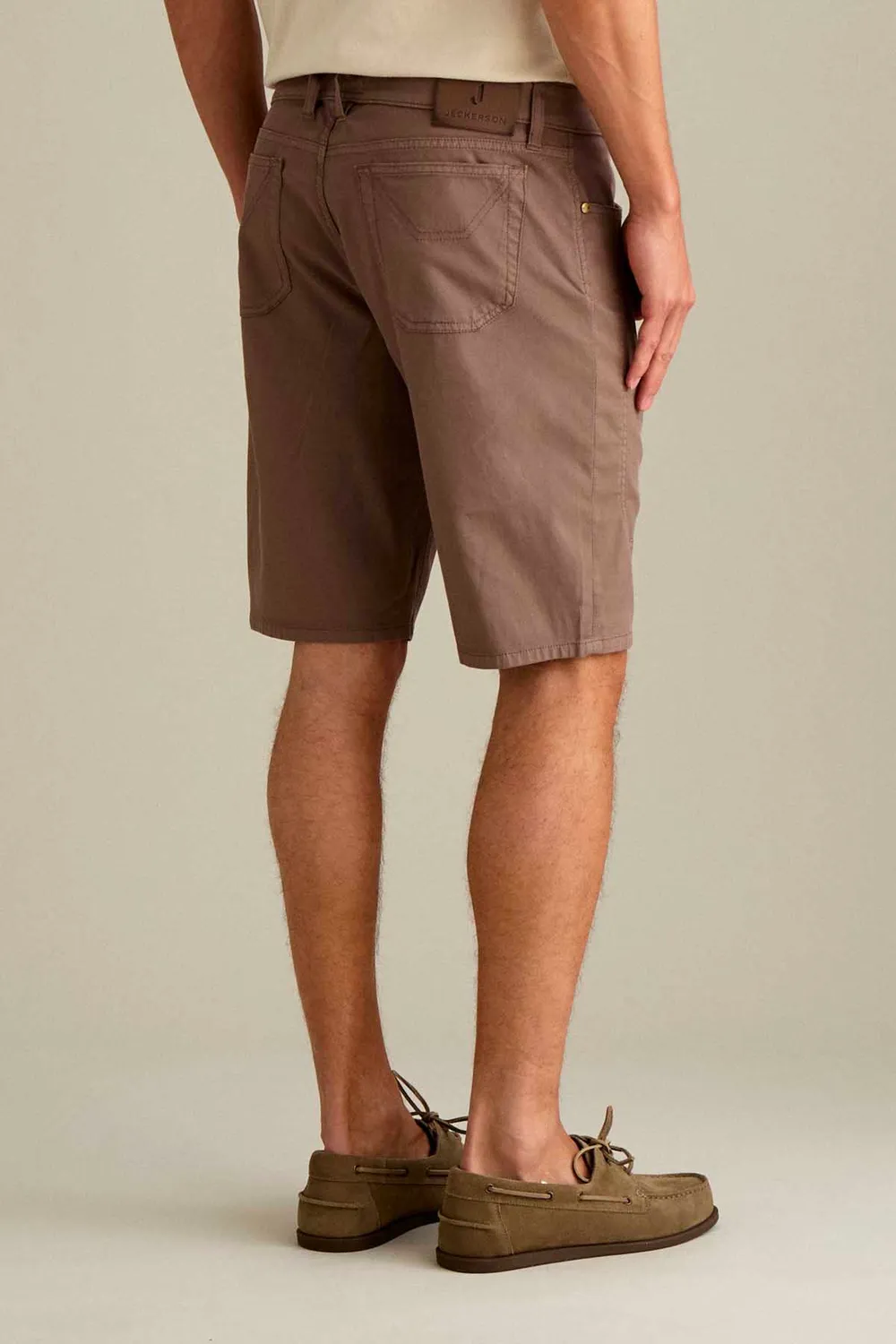 Jeckerson Jayden Slim Fit Bermuda schokobraun