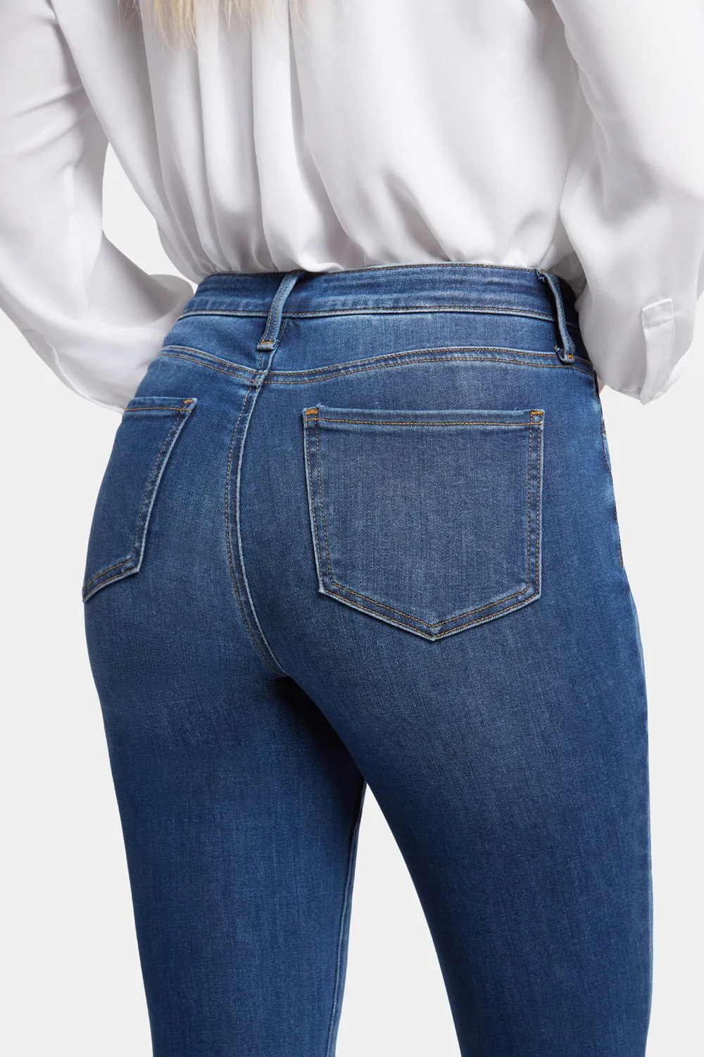 NYDJ Ami Skinny Presidio Jeans Blau High Rise