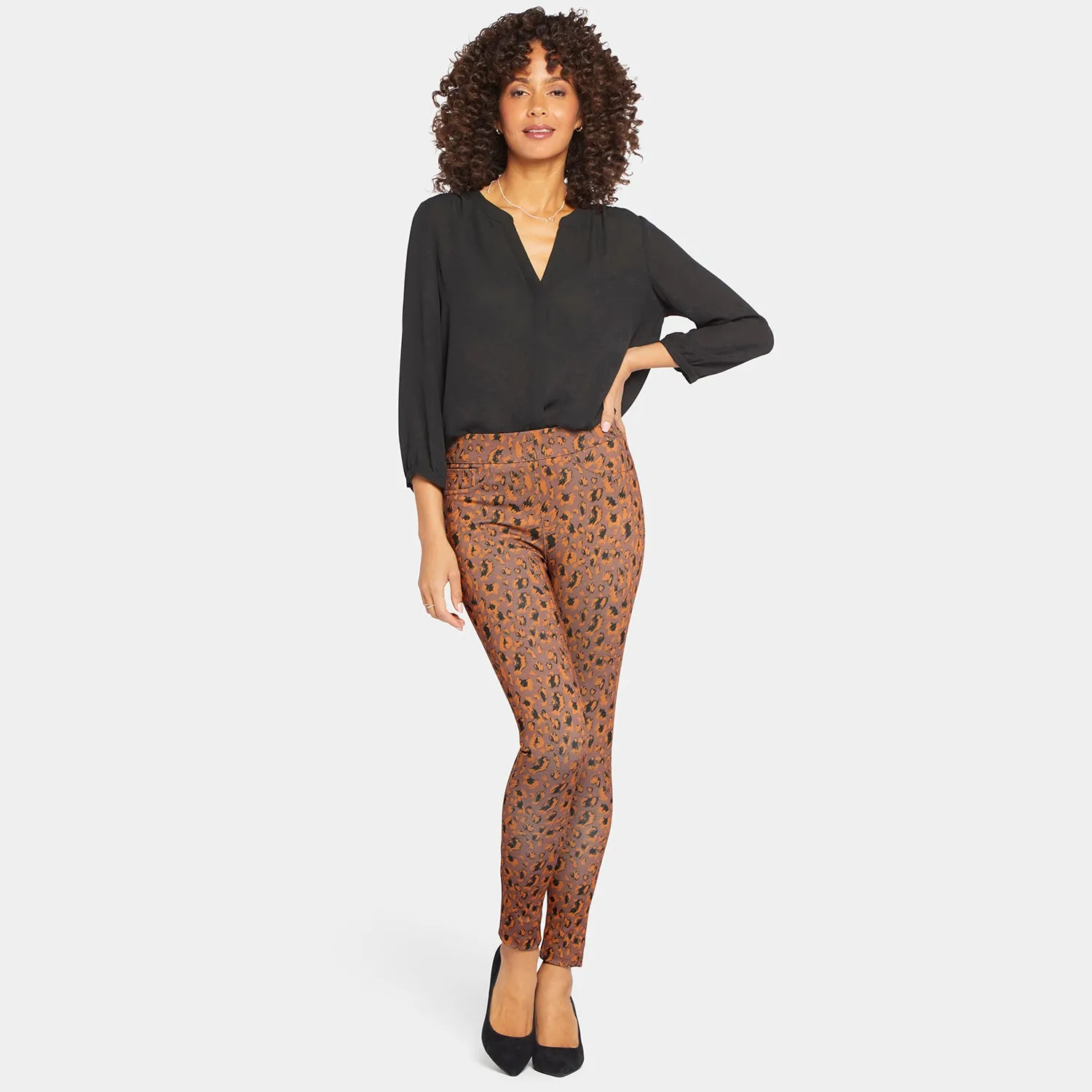 NYDJ Modern Legging Hose Caramel Cat Ponte