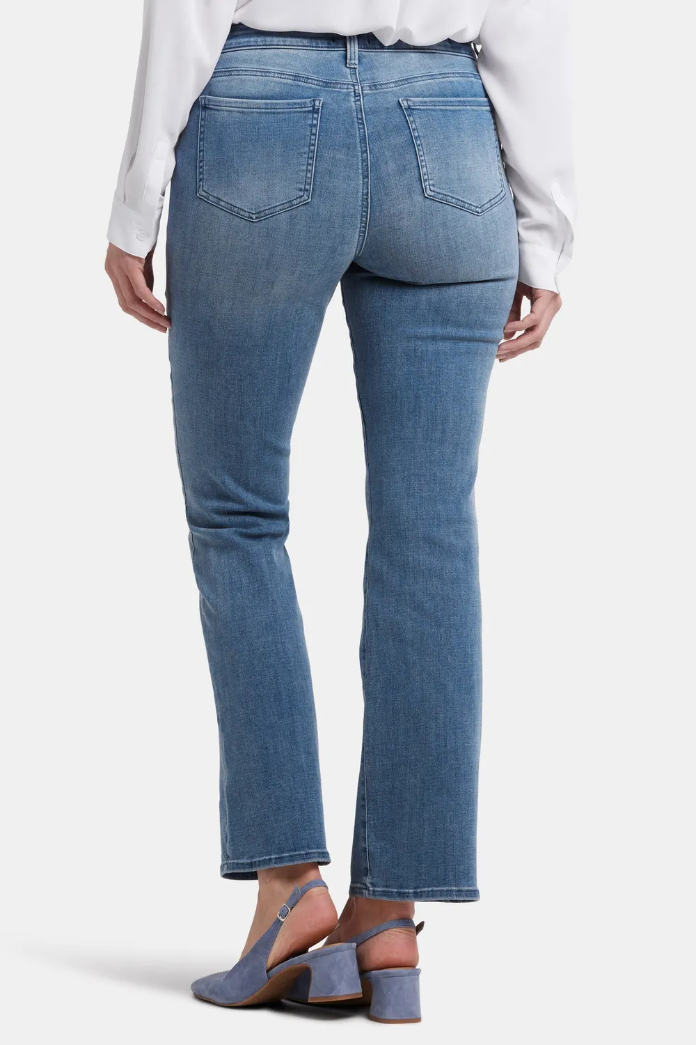 NYDJ Barbara Bootcut Jeans Brickell Blau formend