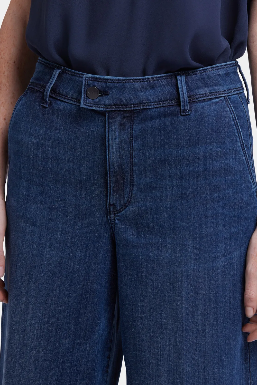 NYDJ Mona Wide Leg Trouser Jeans Ibiza Blues