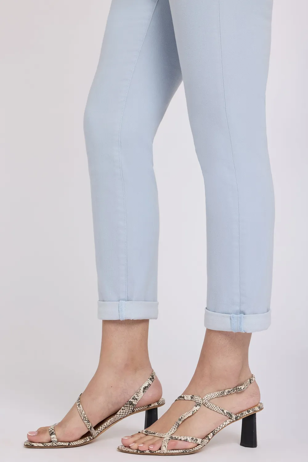 NYDJ Sheri Slim Straight Ankle Jeans Blue Clover