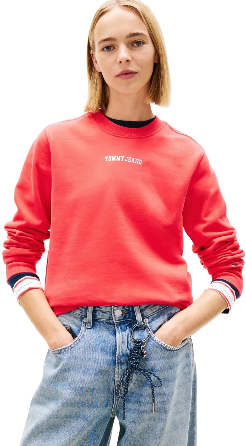 Tommy Jeans Logo 2 Crew Sweatshirt Blau Gr M