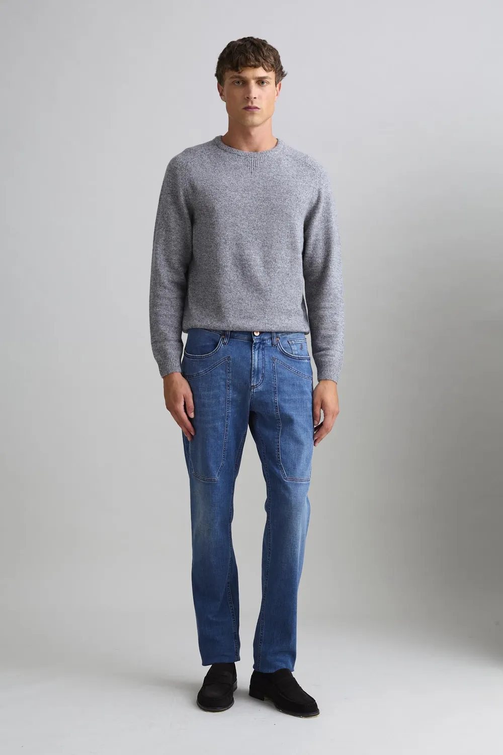 Jeckerson John Toppa Slim Fit Jeans hellblau