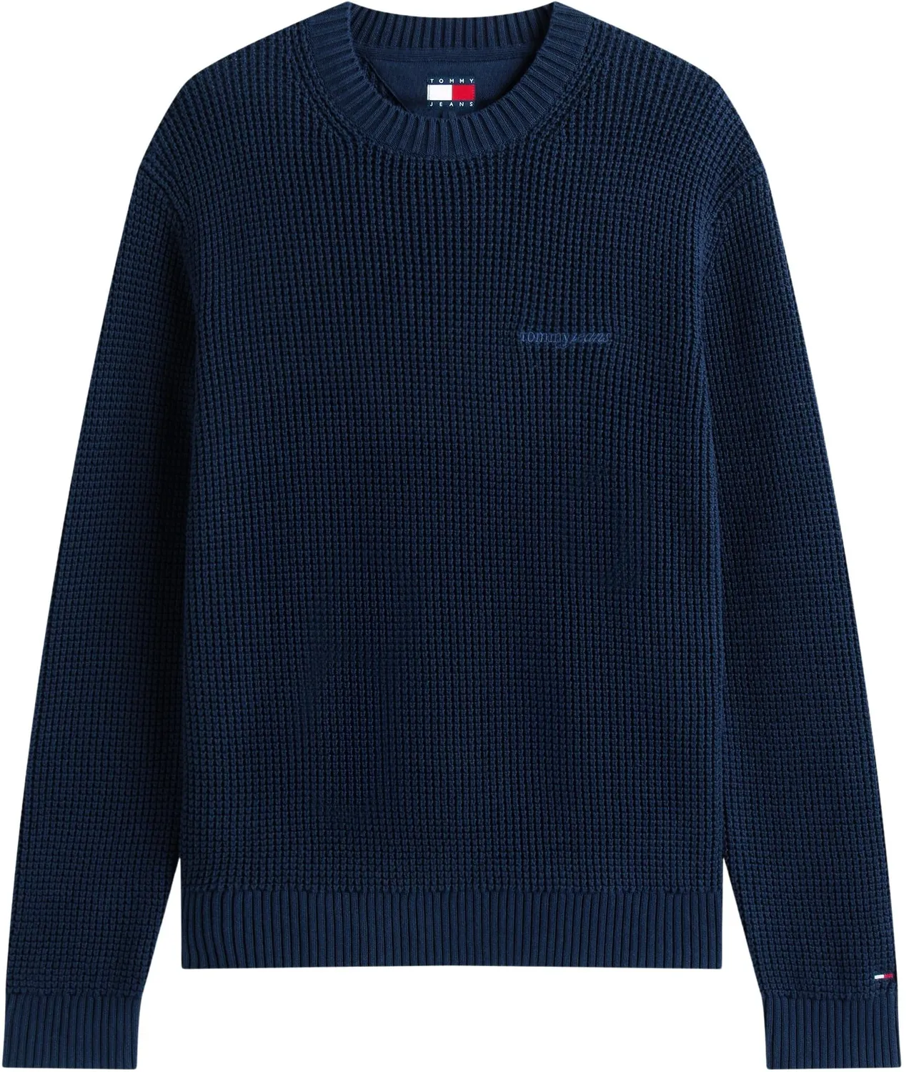 Tommy Jeans Script Chunky Strickpullover 3XL Blau