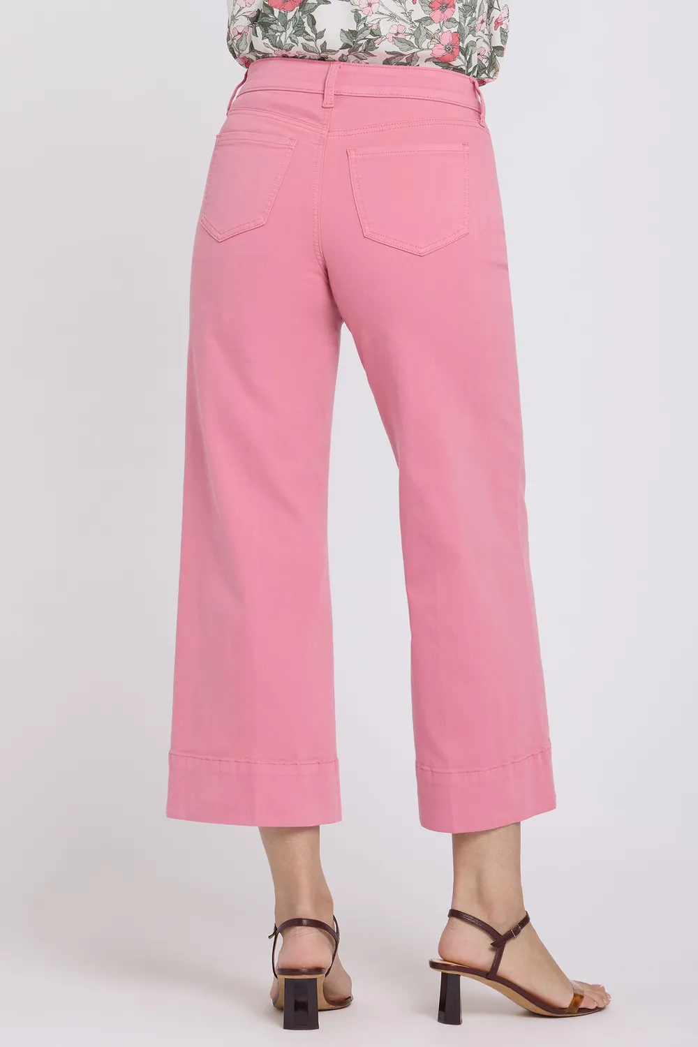 NYDJ Teresa Wide Leg Ankle Jeans Desert Rose