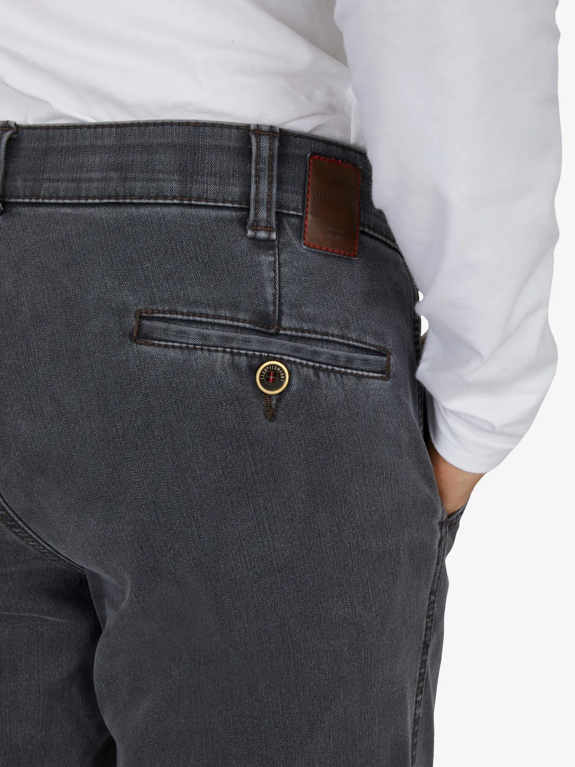 Club of Comfort GARVEY 6822 Hose grau Thermo Stretch